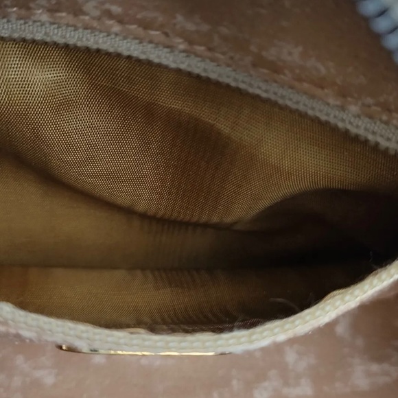 GUCCI PLUS Wristlet or Cosmetic Pouch Bag  Brown PVC. ***VINTAGE*** - Picture 9 of 9